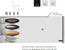 Tablet Screenshot of escaliers-reux.com